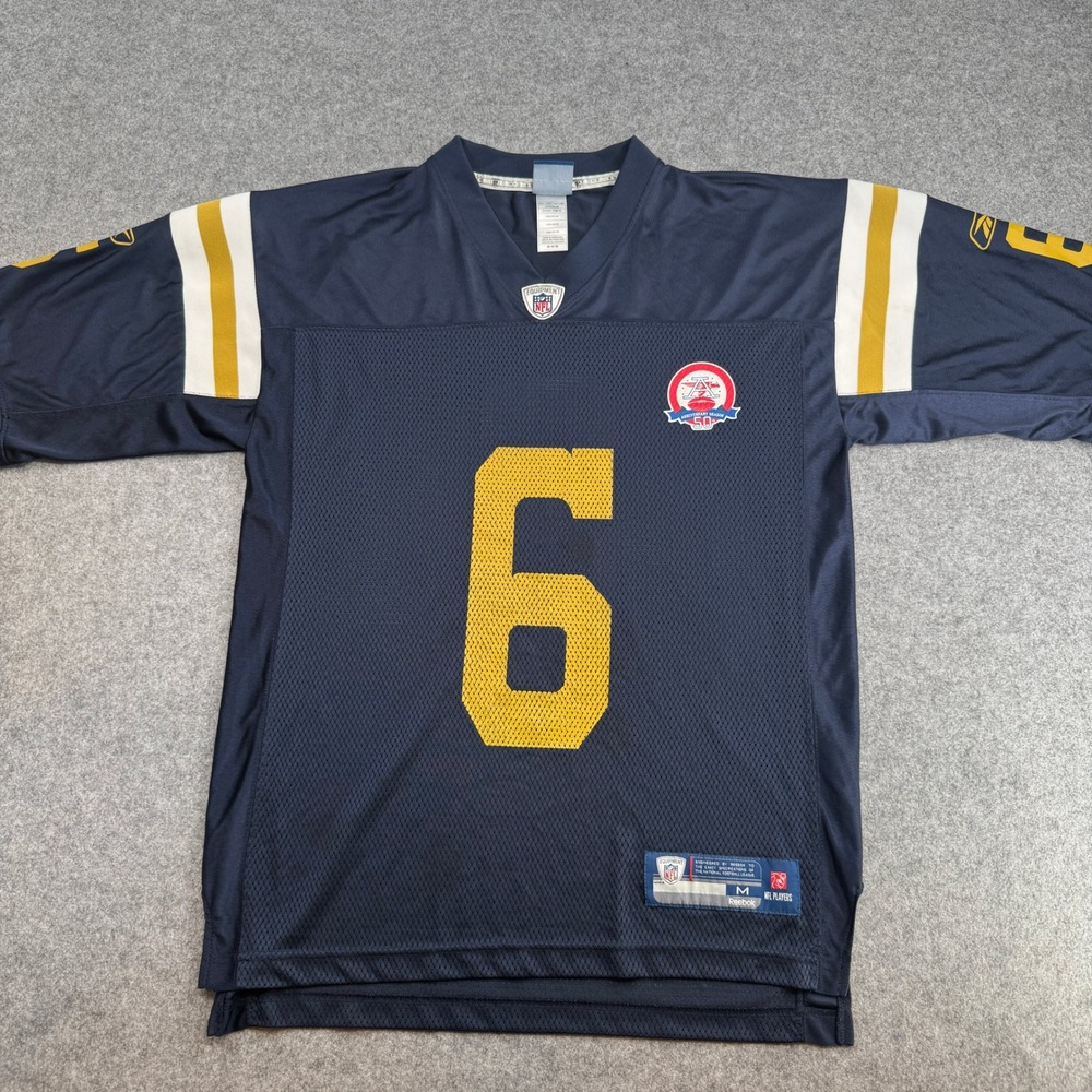 Reebok NFL Onfield Jersey AFL 50th Anniversary Navy Blue Mens Medium 6 Cutler
